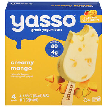 Yasso Creamy Mango Greek Yogurt Bars