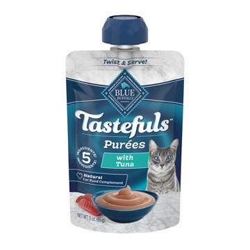 Blue Buffalo Tastefuls Cat Purées Resealable Pouch - Tuna