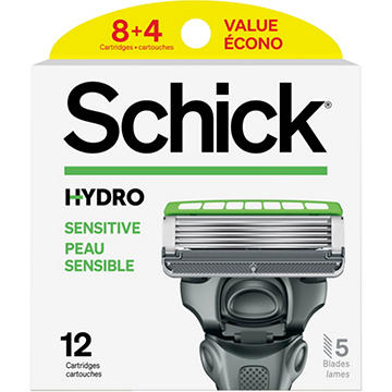 Schick Hydro Sensitive Men's 5 Blade Razor Refills