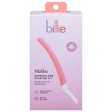 Billie Dermaplane Starter Kit + 3 Blade Refills - Malibu