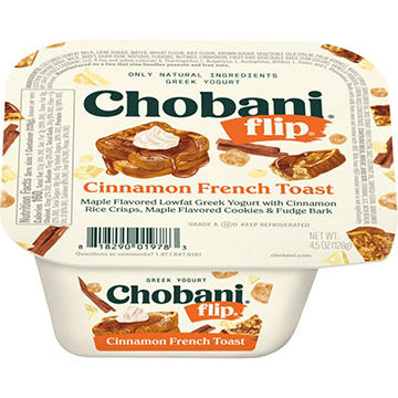 Chobani Flip Low-Fat Cinnamon French Toast Greek Yogurt