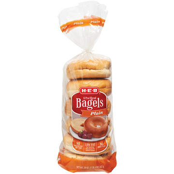 H-E-B Plain Bagels