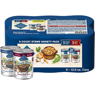 Blue Buffalo Blue's Stew Chicken & Beef Wet Dog Food Variety Pack