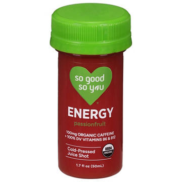 So Good So You Passionfruit Energy Juice Shot