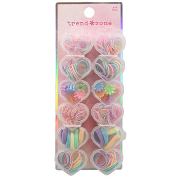 Trend Zone Hair Accessories in Heart Storage Cases
