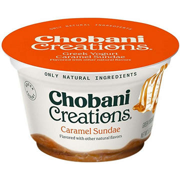 Chobani Creations Caramel Sundae Greek Yogurt 