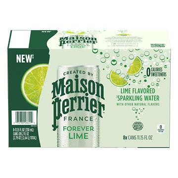 Maison Perrier Forever Lime Sparkling Water 8 pk Cans