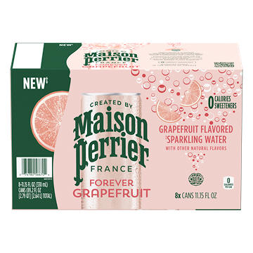 Maison Perrier Forever Grapefruit Sparkling Water 8 pk Cans
