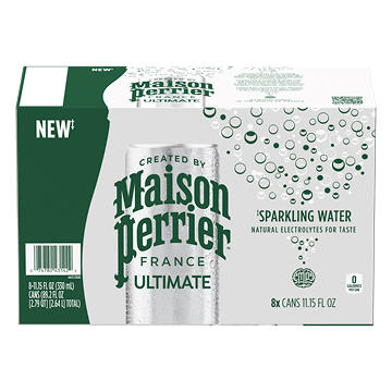 Maison Perrier Ultimate Sparkling Water 8 pk Cans