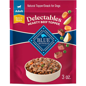Blue Buffalo Delectables Wet Dog Food Toppers - Beef