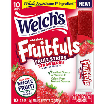 Welch's Fruitfuls Strawberry Fruit Strips