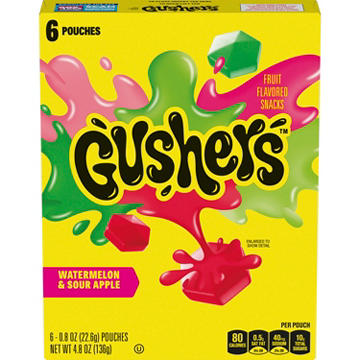 Gushers Watermelon & Sour Apple Fruit Snacks