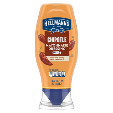Hellmann's Mild Chipotle Mayonnaise Dressing Squeeze Bottle