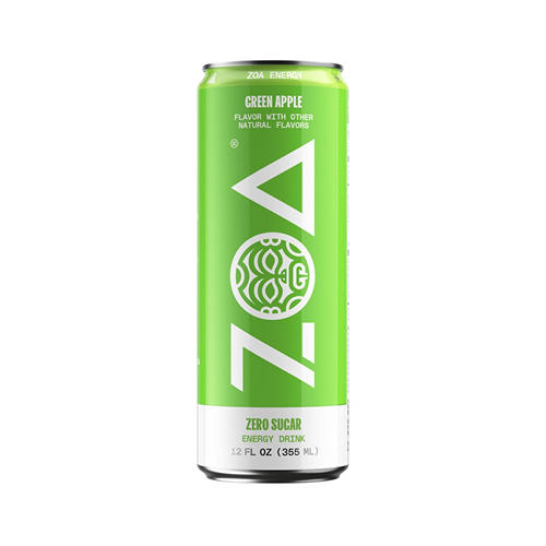 ZOA Zero Sugar Energy Drink - Green Apple - Shop Diet & fitness at
