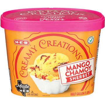 H-E-B Creamy Creations Mango Chamoy Sherbet