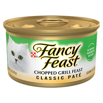 Fancy Feast Purina Chopped Classic Wet Cat Food Pate - Grill Feast