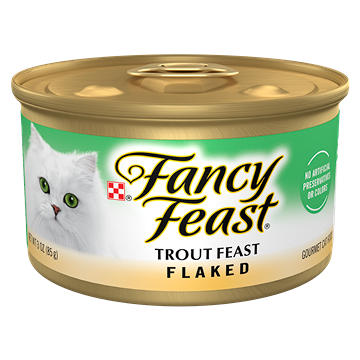 Fancy Feast Purina Wet Cat Food - Flaked Trout Feast