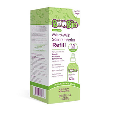 Boogie Wipes Micro-Mist Saline Inhaler Refill