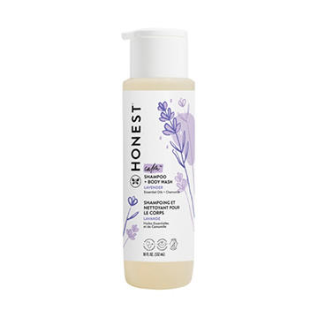 The Honest Company Calm Shampoo + Body Wash - Lavender