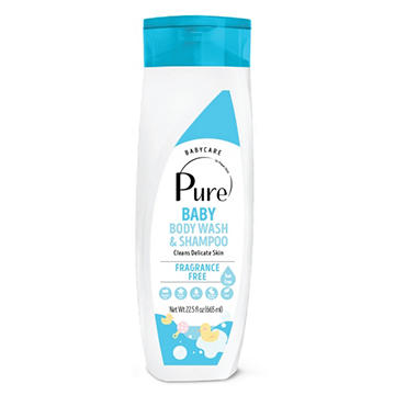 Pure Baby Body Wash & Shampoo - Fragrance Free