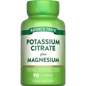 Nature's Truth Potassium Citrate + Magnesium Capsules