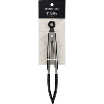 Kitchen & Table by H-E-B Stainless Steel & Silicone Tongs