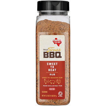 True Texas BBQ Sweet TX Heat Rub - Texas-Size Pack