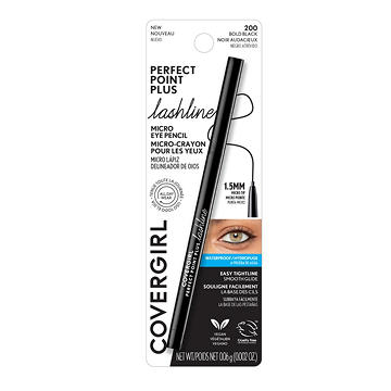 Covergirl Perfect Point Plus Lashline Waterproof Micro Eye Pencil - Bold Black