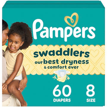 Pampers Swaddlers 360 Diapers - Size 8