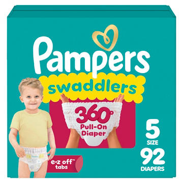 Pampers Swaddlers 360 Degrees Pull On Diaper - Size 5