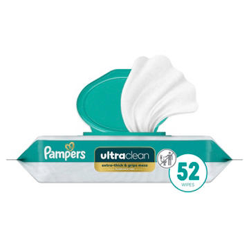 Pampers Free & Gentle Plant Based Baby Wipes