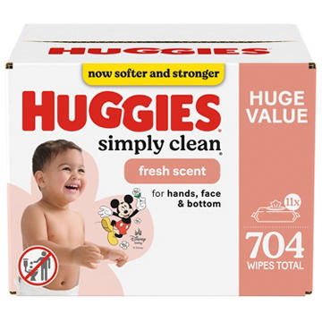 Huggies Simply Clean Baby Wipes - Fresh Scent, 11 pk