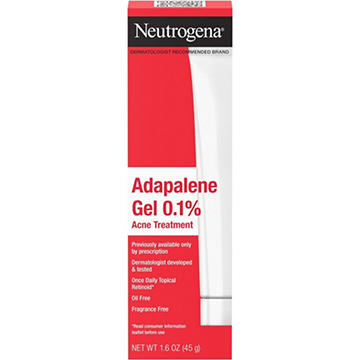Neutrogena Adapalene Gel Acne Treatment with 0.1% Adapalene
