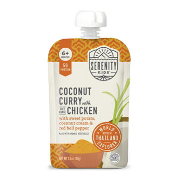 Serenity Kids Baby Food Pouch - Coconut Curry with Free Range Chicken