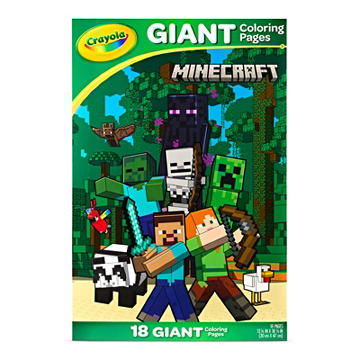 Crayola Minecraft Giant Coloring Pages