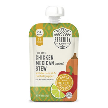 Serenity Kids Baby Food Pouch - Free Range Chicken Mexican Stew