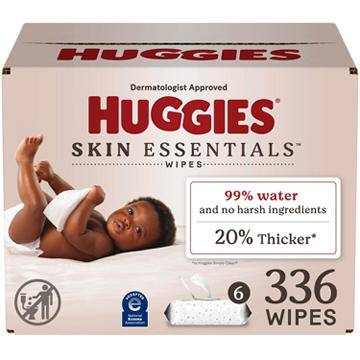 Huggies Skin Essentials Baby Wipes 6 pk