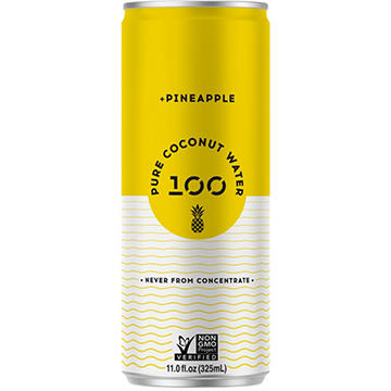 100 Coconuts Pure Coconut Water + Pineapple