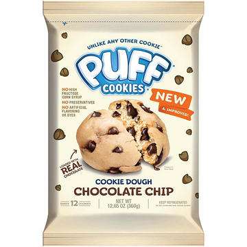 Puff Cookies Puff Cookie Dough Chocolate Chip