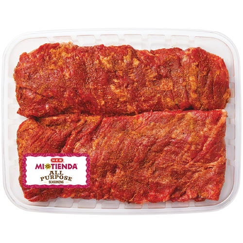 H-E-B Mi Tienda Seasoned Beef Skirt Steak - All Purpose – Value Pack