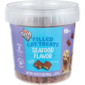H-E-B Texas Pets Cat Treats - Tuna Filled