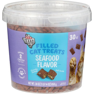 H-E-B Texas Pets Cat Treats - Tuna Filled