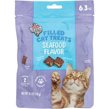 H-E-B Texas Pets Cat Treats - Tuna Filled