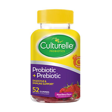 Culturelle Probiotic + Prebiotic Digestive Immune Support Gummies - Mixed Berry