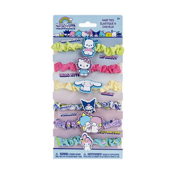 Hello Kitty And Friends Kids Hair Tie Scrunchies