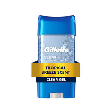 Gillette Clear Shield Gel Antiperspirant Deodorant - Tropical Breeze