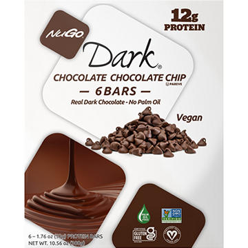 NuGo 12g Protein Bars - Dark Chocolate Chip