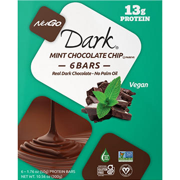 NuGo 13g Protein Bars - Mint Chocolate Chip