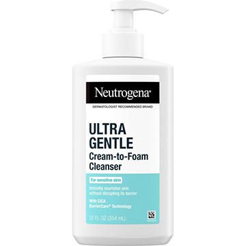 Neutrogena Ultra Gentle Cream-to-Foam Daily Facial Cleanser