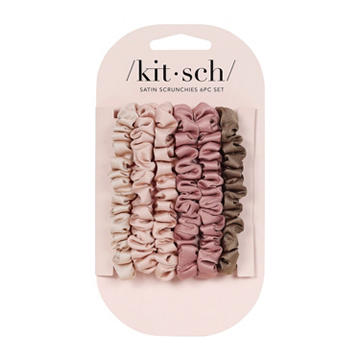 Kitsch Satin Scrunchies - Terracotta